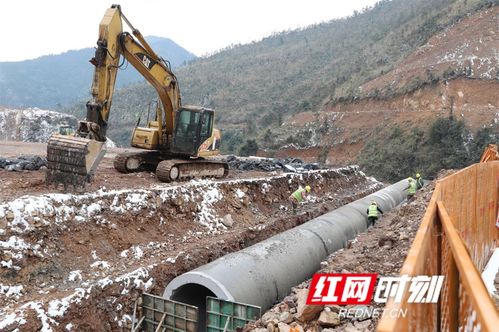 湖南永州 寒潮低溫施工忙，組圖記錄建設工程施工一線